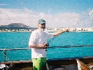 Arriving at Fuerteventura aboard the Cesar II